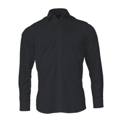 Marvelis Heren poplin slim overhemd met lange mouwen