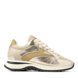 VIA VAI Usher riggs cross combi platino lage sneakers dames