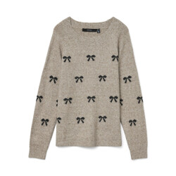 Vero Moda Vmdoffy intarsia ls o-nck pullov ga