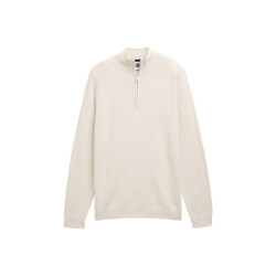 Tom Tailor Trui zip beige