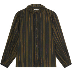 Maison Hotel Anika blouse khaki stripes