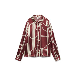 Vero Moda vmhadley l/s shirt wvn btq ga 10337380 syrah
