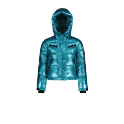 SuperRebel spicy metallic hooded jacket ski jack meisjes -