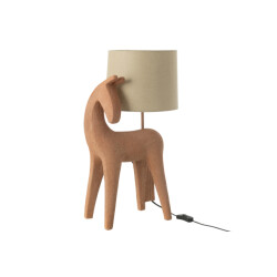 J-Line Table lamp horse modern resin terra