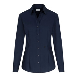 Seidensticker Dames slim shirt met lange mouwen