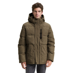 Tom Tailor Cord puffer jacket with hood