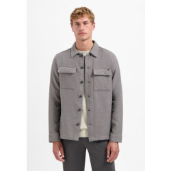 No Excess Overshirt full button stretch melee