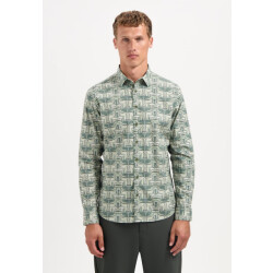 No Excess Shirt stretch allover printed dessin
