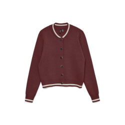 Vero Moda Vmevelijn ls bomber knit cardigan exp bordeaux