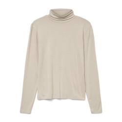 Vero Moda Vmlava glitter ls highneck top noos ecru dessin