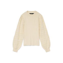 Vero Moda Vmnewlimone ls highneck pullover boo ecru