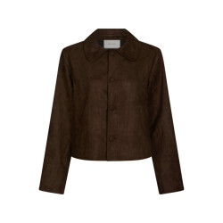 Neo Noir nilo faux suede jacket 165954 676 dark brown