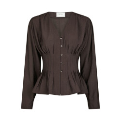 Neo Noir alsie blouse 166655 676 dark brown