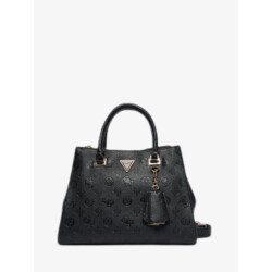 Guess Dames tas cresidia satchel zwart logo