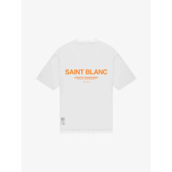 Saint Blanc Heren t-shirt no. 1 bright white abricot
