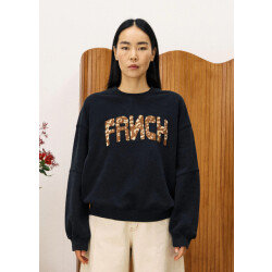 FRNCH Lime sweater opdruk