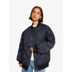 Alix The Label Dames bomberjas quilted navy