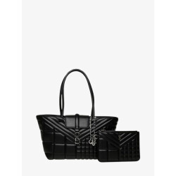 Steve Madden Dames tas shopper bflore zwart zilver