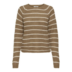 Jacqueline de Yong Ellen l/s oneck raglan pullover knt