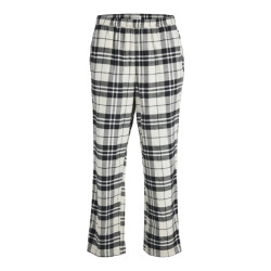Jack & Jones Heren pyjamabroek flanel lange pijpen jacrimon pants geruit
