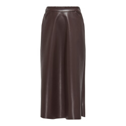 Jacqueline de Yong salud long pu skirt jrs 15359993 chocolate torte