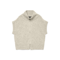 Vero Moda vmbang sl highneck zipper vest boo 10331524 birch