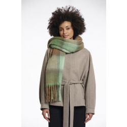Rino & Pelle chekered scarf rita.7002512 forest mix