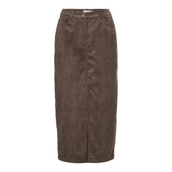 Vila viemily midi corduroy skirt/lc/1 14102702 coffee bean