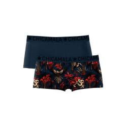 Muchachomalo Girls 2-pack boxer shorts print + solid