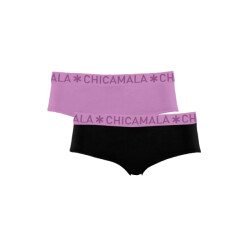 Muchachomalo Girls 2-pack hipster solid
