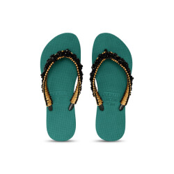 Uzurii Macrame lizzy bosgroen