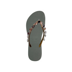 Uzurii Heart bronze legergroen