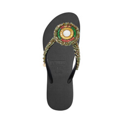 Uzurii Maria army green zwart