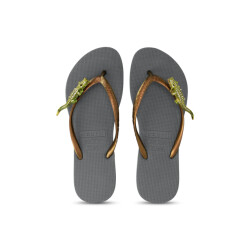 Uzurii Green crocodile switch zilver