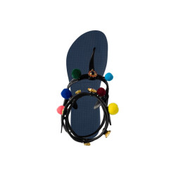 Uzurii Mystique pompom marineblauw