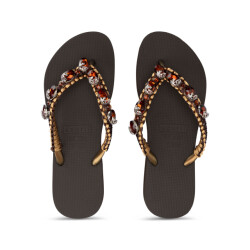 Uzurii Macrame tinkelbel koffie