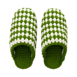 Uzurii Checkered slippers groen
