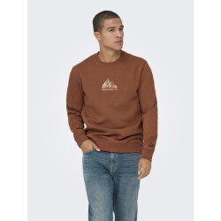 Only & Sons Onsconnor simple life reg ls crew s