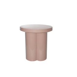 Brix salontafel noa vintage pink 43x43x45cm