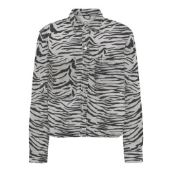 Only Onlcassie ls zebra shirt dnm sik