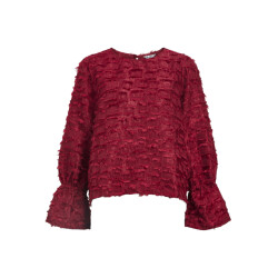 Object objdaria re l/s o-neck top 140 23047328 kalandra red