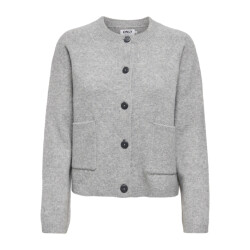 Only onlpiemonte l/s cardigan knt noos 15344118 light grey melange