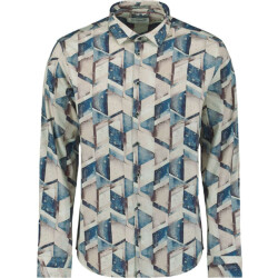 No Excess Shirt stretch allover printed night