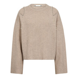 Co'Couture Cc row rib pearl knit