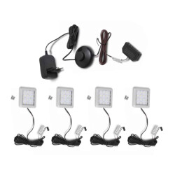 Furnilux Onderbouwspot set van 4 warm