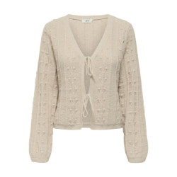 Jacqueline de Yong Jdysigrid life ls tie cardigan knt beige