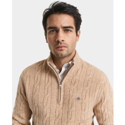 Gant Half zip lambswool cable half zip 8050260/296