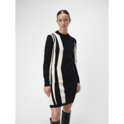 Object Objray l/s knit dress aop noos