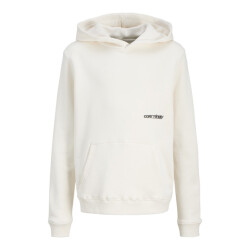 Jack & Jones Jcogrid sweat hood jnr ecru