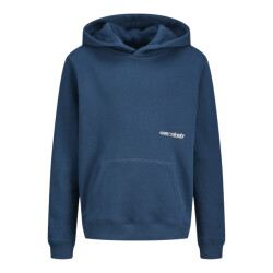 Jack & Jones Jcogrid sweat hood jnr navy